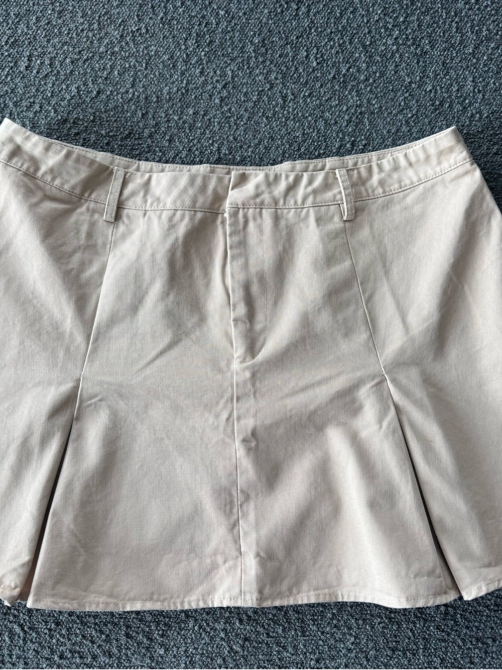 Public Desire Stone Pleated Mini Skirt - Size 14 (UK)